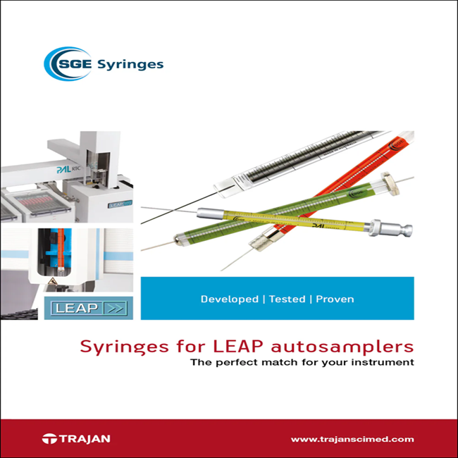 Syringes for CHRONECT™ autosamplers